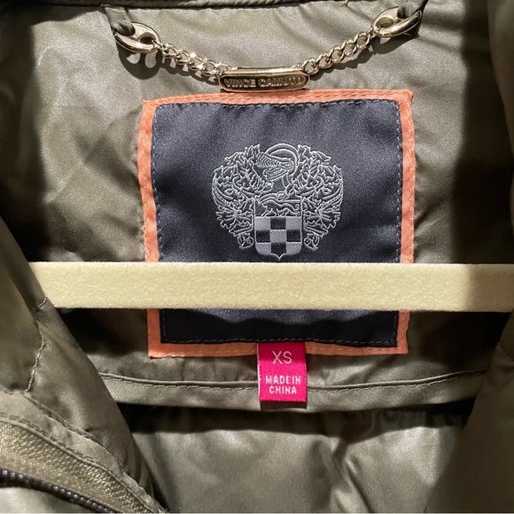 Vince Camuto Short Down Puffer Jacket Green Size XS - Picture 9 of 10